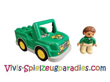 Lego Duplo Zoo vehicle with animal keeper (20497pb02)